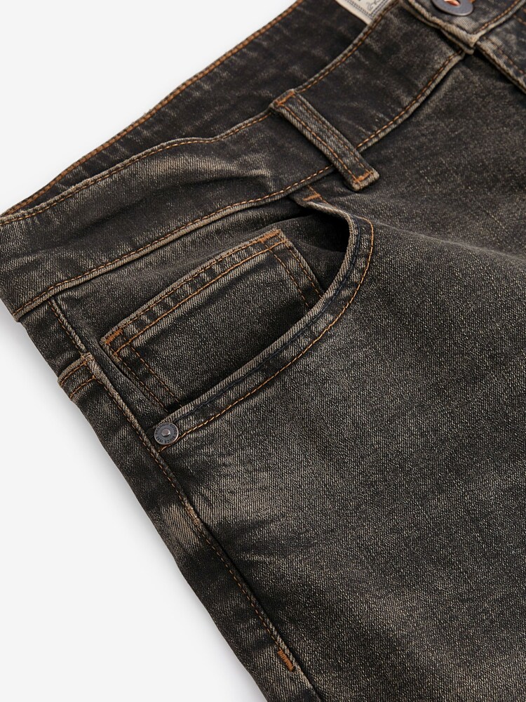 Brown Tint Straight Vintage Stretch Authentic Jeans - Image 9 of 11