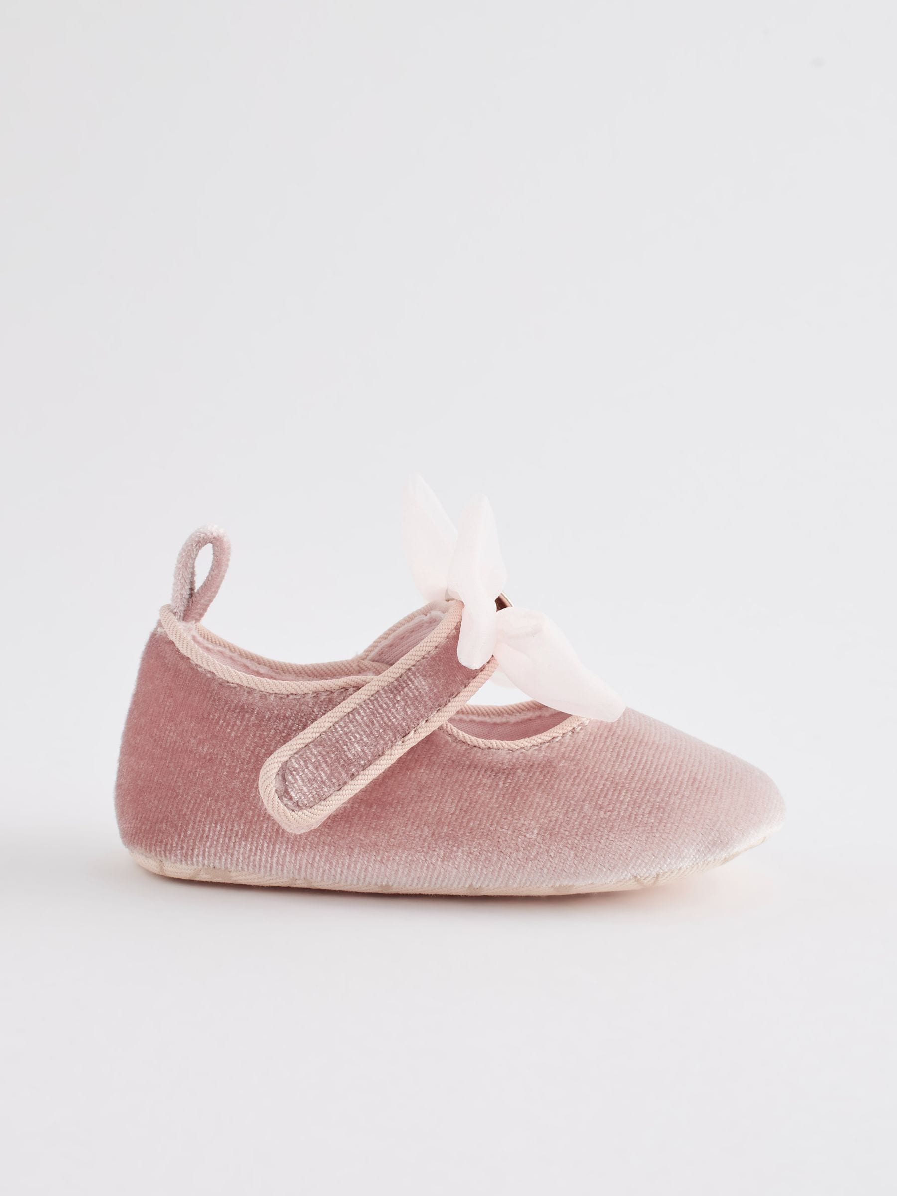 Pink Baker by Ted Baker Baby Girls Shoes Padders With Bow