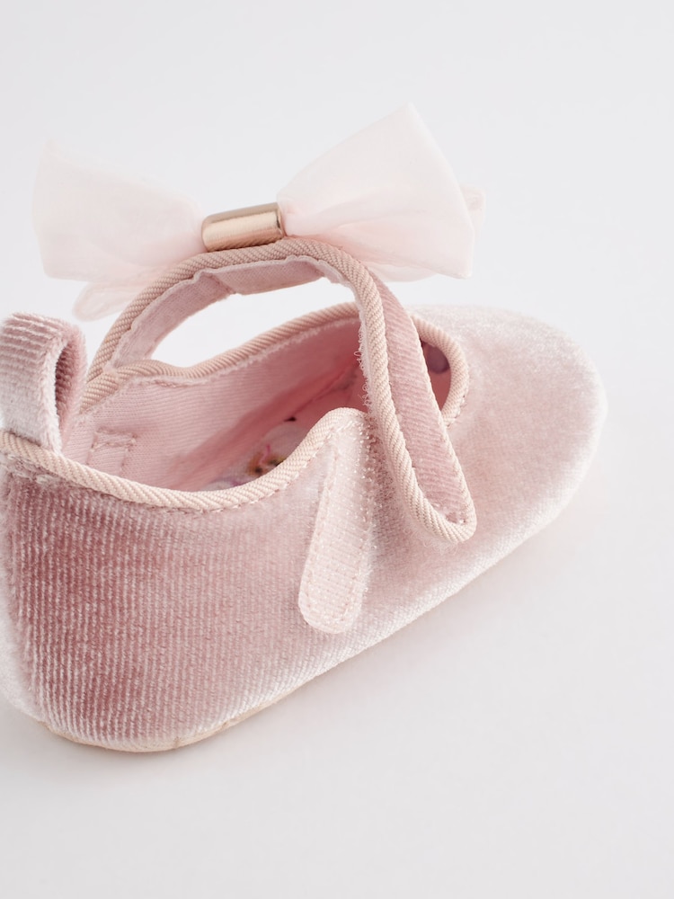 Baker by Ted Baker Baby Girls Shoes Padders With Bow - Image 4 of 5