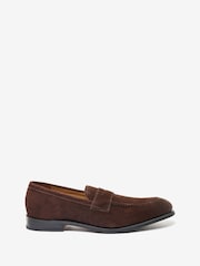Jones Bootmaker Men's Barcelona Brown Goodyear Welted Leather Loafers - Image 1 of 6