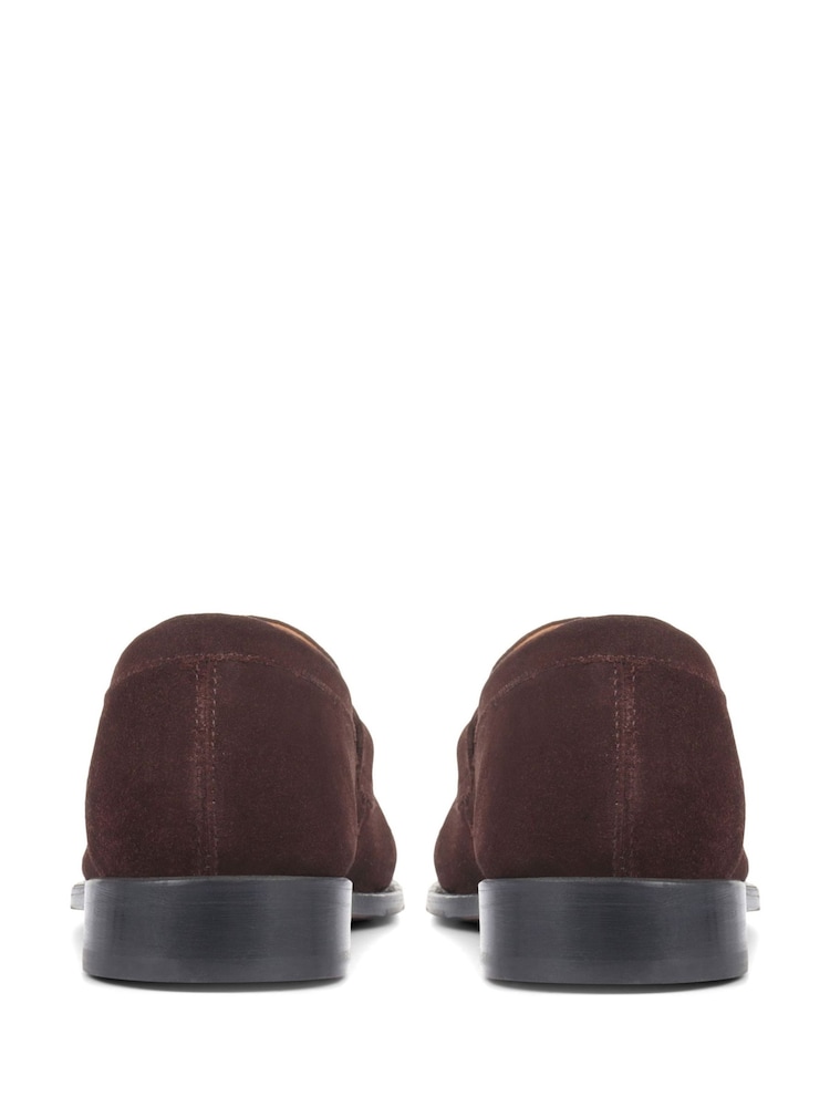 Jones Bootmaker Men's Barcelona Brown Goodyear Welted Leather Loafers - Image 6 of 6