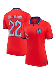 Nike Red Bellingham - 22 England Womens Away Stadium Football Shirt 2022 Womens - Image 1 of 3