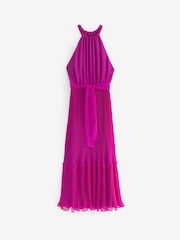 Emme Marella Pink Sleevless Draped Maxi Dress - Image 5 of 5