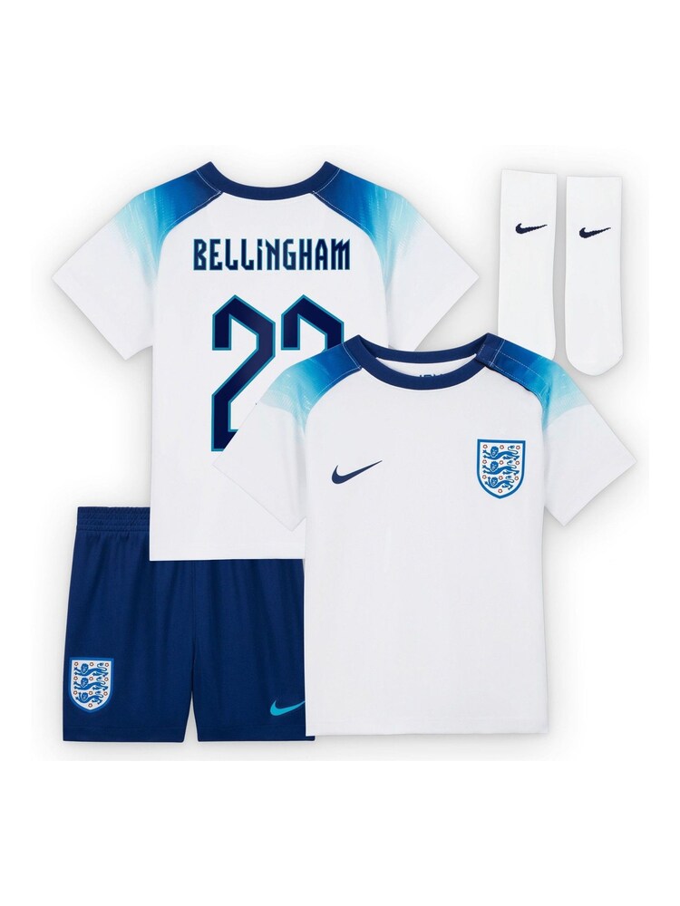 Weiß - Nike Kleinkinder England 2022 Set für Heimspiele - Bild 1 von 3 Weiß - Nike Kleinkinder England 2022 Set für Heimspiele - Bild 1 von 3