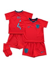 Nike Red England Away Stadium Kit 2022-23 Infants - Image 1 of 3
