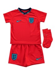 Nike Red England Away Stadium Kit 2022-23 Infants - Image 2 of 3