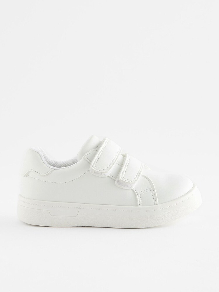 White Touch Fastening Adjustable Strap Shoes - Image 2 of 6