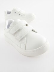 White Touch Fastening Adjustable Strap Shoes - Image 4 of 6