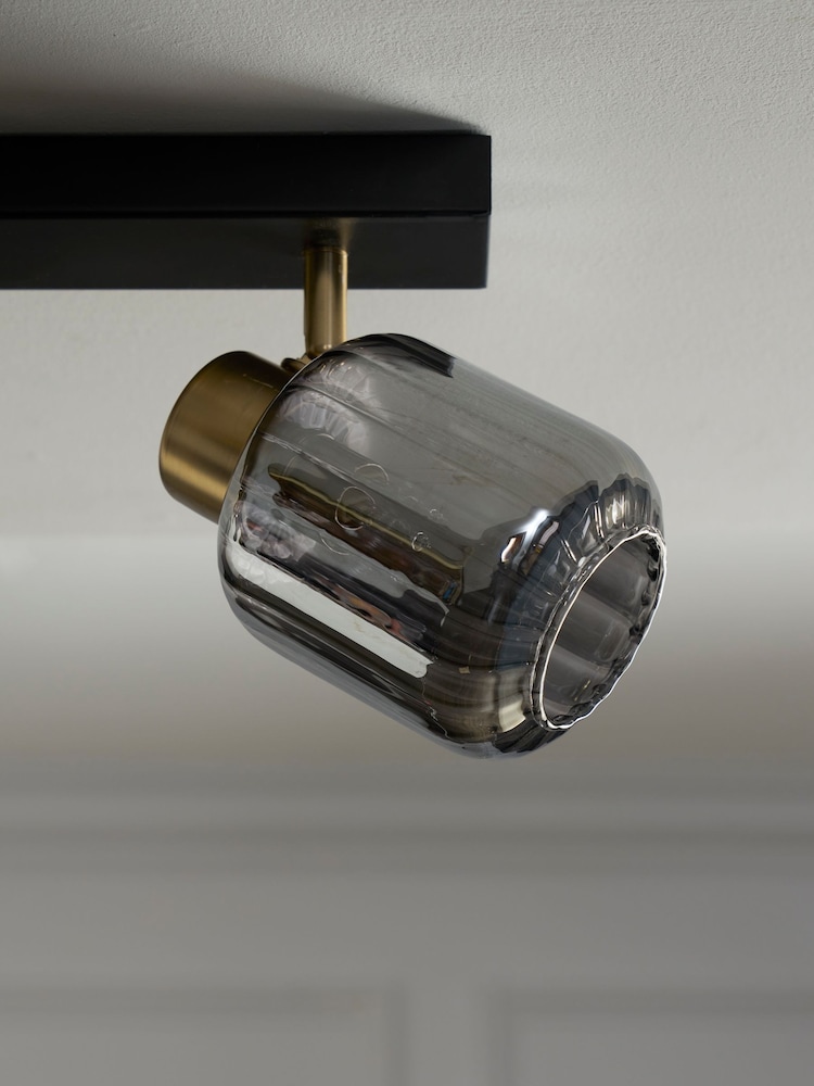 Smoke Grey Jensen 4 Light Spot and Wall Light Spare Part for U53857 and U53858 - Image 2 of 3