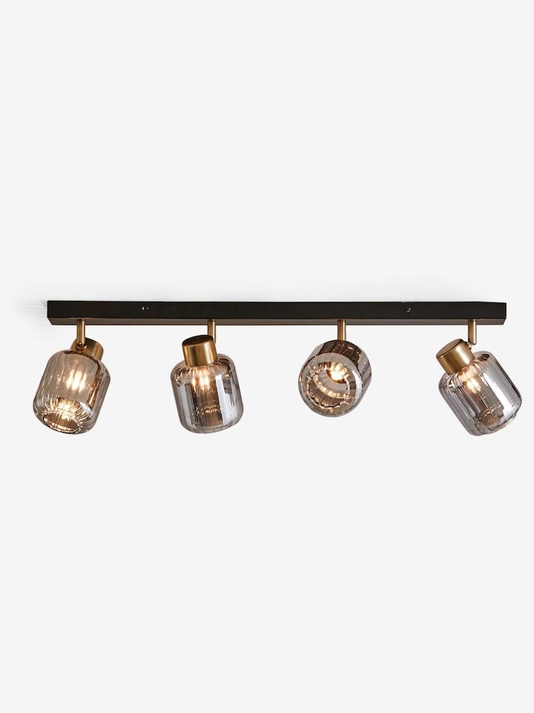 Smoke Grey Jensen 4 Light Spot and Wall Light Spare Part for U53857 and U53858 - Image 3 of 3