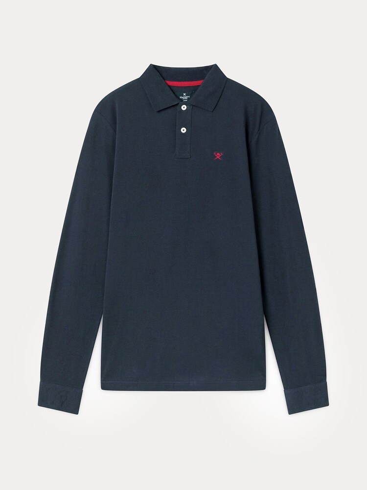 Hackett London Mens Long Sleeve Polo Shirt - Image 5 of 5