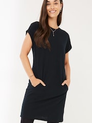FatFace Black Jersey Iris Dress - Image 1 of 4