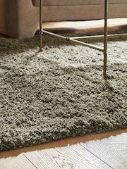 Green Premium Cosy Shaggy Rug - Image 3 of 7
