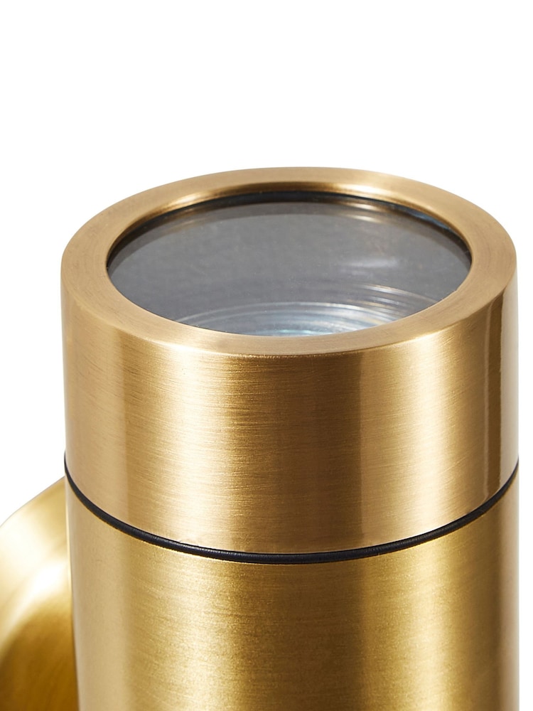 BHS Brass Brac Solid Brass 2lt Up & Down GU10 Outdoor Wall Light - Image 3 of 3