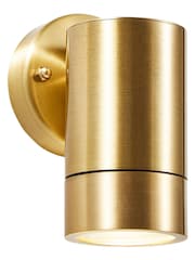 BHS Brass Brac 1LT Up or Down GU10 Outdoor Wall Light - Image 1 of 3