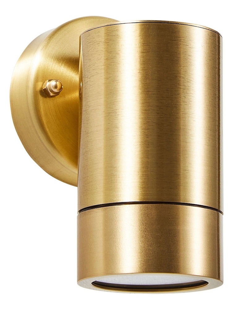 BHS Brass Brac 1LT Up or Down GU10 Outdoor Wall Light - Image 2 of 3