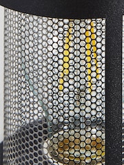 BHS Black Gada 1LT E27 Outdoor Wall Light With Mesh Insert - Image 3 of 3