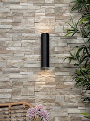 BHS Black Morro Long 2LT GU10 Wall Light - Image 1 of 5