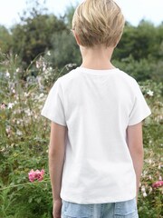 White Parkinson's Charity Next Print T-Shirt (3-16yrs) - Image 3 of 5