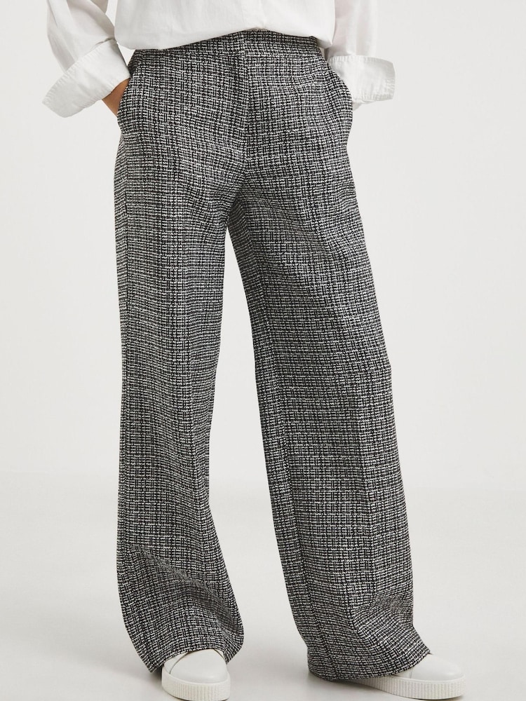 JD Williams Black Wide Leg Trousers - Image 1 of 1