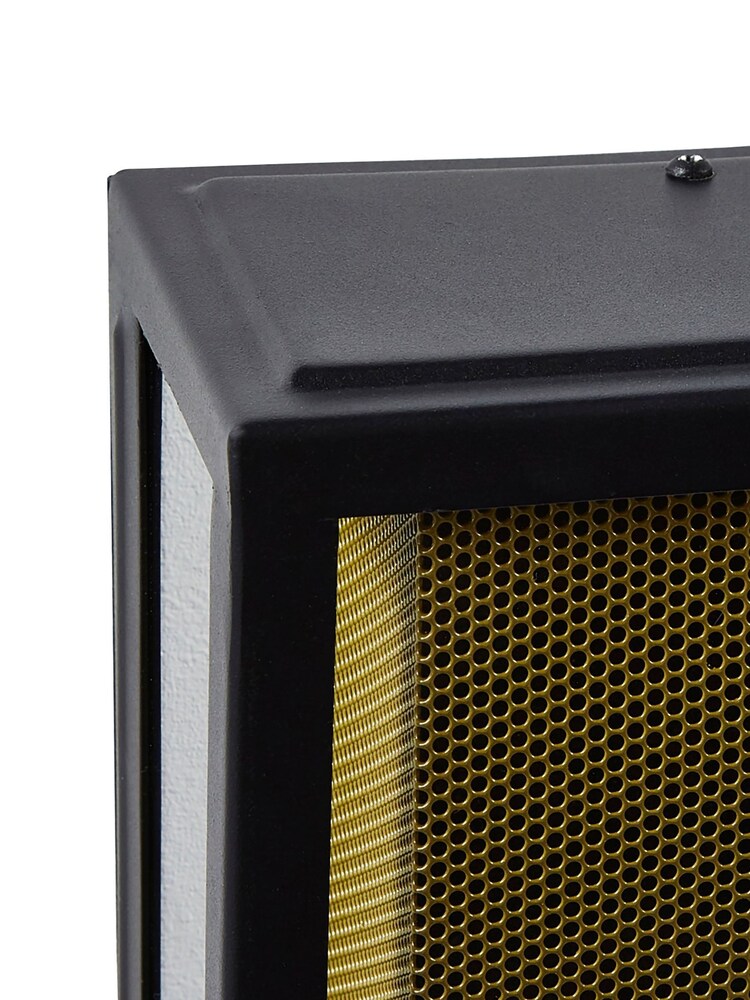 BHS BlackBrown Cuba E27 Box Lantern with Mesh Insert - Image 3 of 3