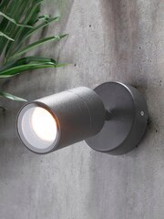 BHS Black Leto 1LT Adjustable Wall Light - Image 1 of 3