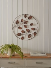 Bronze Leaf Indoor and Outdoor Wall Art Plaque - Image 1 of 3