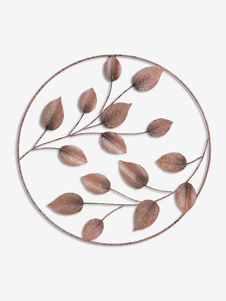 Bronze Leaf Indoor and Outdoor Wall Art Plaque - Image 2 of 3