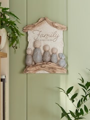 Grey Pebble Family Wall Art - Image 1 of 5