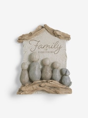 Grey Pebble Family Wall Art - Image 4 of 5
