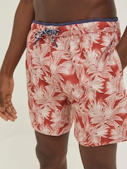 FatFace Trevose Badeshorts mit Blattmuster - Bild 2 von 5