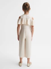 Reiss Ivory Henny Off-The-Shoulder Jumpsuit - Image 5 of 6