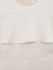 Reiss Ivory Henny Off-The-Shoulder Jumpsuit - Image 6 of 6