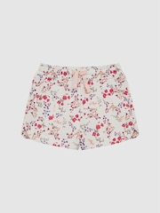 Reiss Pink Print Harper Relaxed Floral Printed Shorts - Image 2 of 6