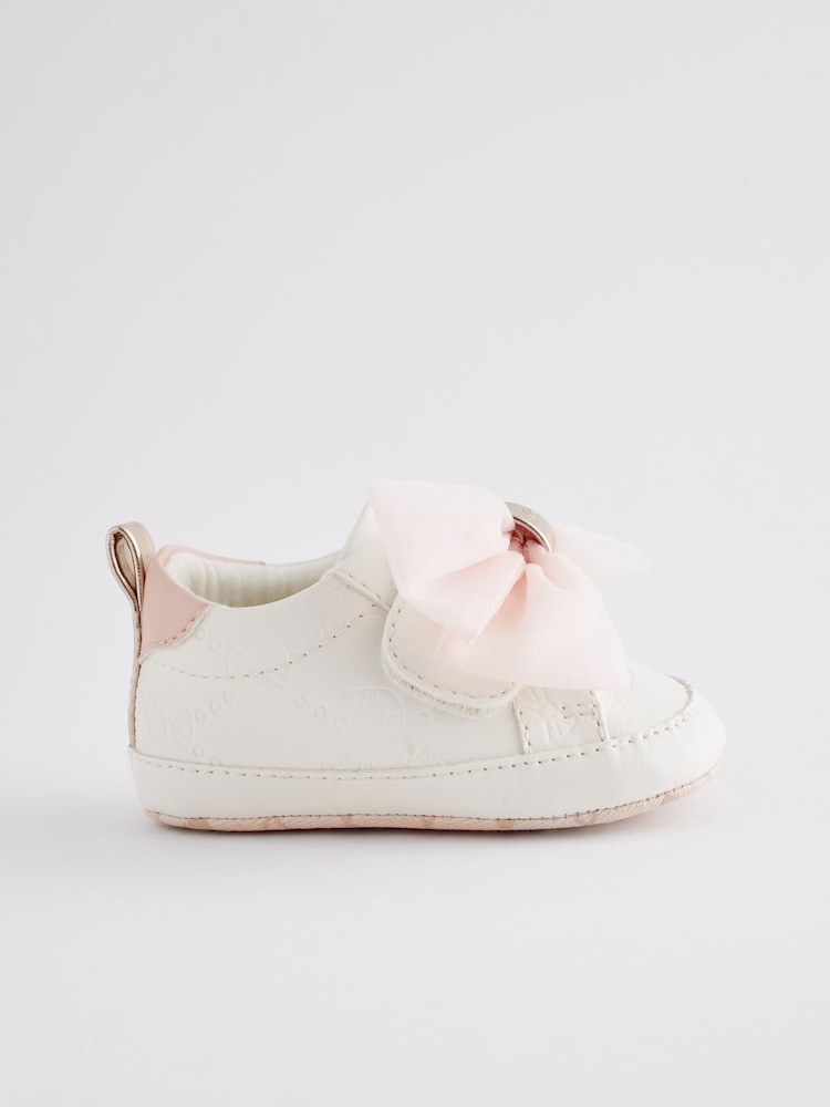 Weiß - Baker by Ted Baker Baby Mädchen Turnschuhe mit Organzaschleife, Weiß/Rosa - Bild 2 von 6 Weiß - Baker by Ted Baker Baby Mädchen Turnschuhe mit Organzaschleife, Weiß/Rosa - Bild 2 von 6