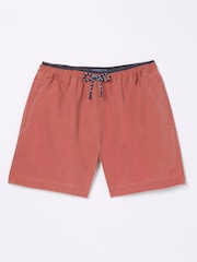 FatFace Orange Trevose Plain Swim Shorts - Image 4 of 4
