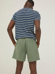 FatFace Green Trevose Plain Swim Shorts - Image 2 of 4