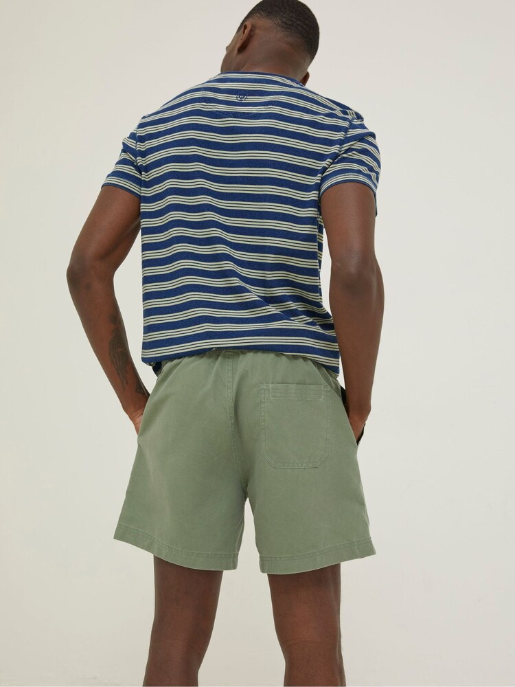 FatFace Green Trevose Plain Swim Shorts - Image 2 of 4