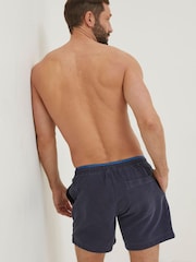 FatFace Blue Trevose Plain Swim Shorts - Image 2 of 5