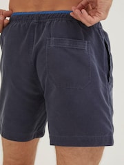 FatFace Blue Trevose Plain Swim Shorts - Image 4 of 5