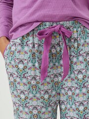 FatFace Green Patchwork Bird Pants - Image 3 of 3