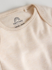 Neutrale Farbe - Baby Essential Kurzarm-Bodysuits im 5er-Pack - Bild 11 von 12