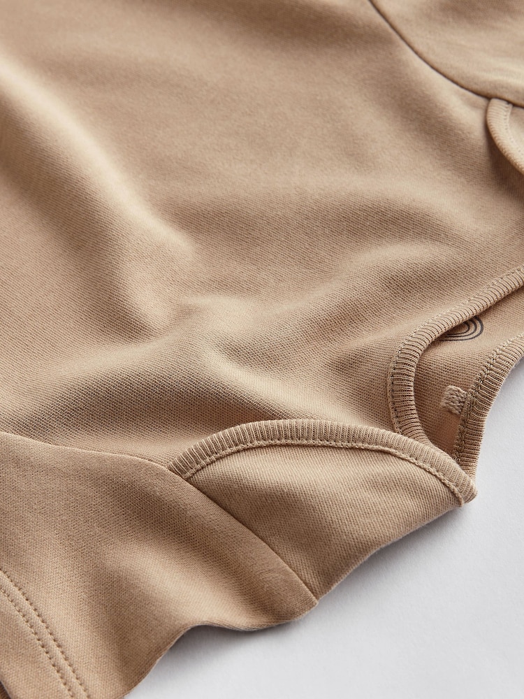 Neutral Baby Essential Short Sleeve Bodysuits 5 Pack - Image 3 of 4