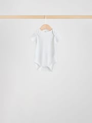 Neutrale Farbe - Baby Essential Kurzarm-Bodysuits im 5er-Pack - Bild 6 von 12