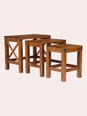 Laura Ashley Honey Gold Balmoral Nest of Table - Image 3 of 4