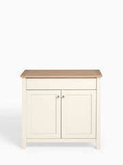Cream Malvern Oak Effect Sideboard Desk - Image 3 of 8