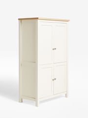 Cream Malvern Oak Effect Small Hideaway Desk - Image 6 of 9