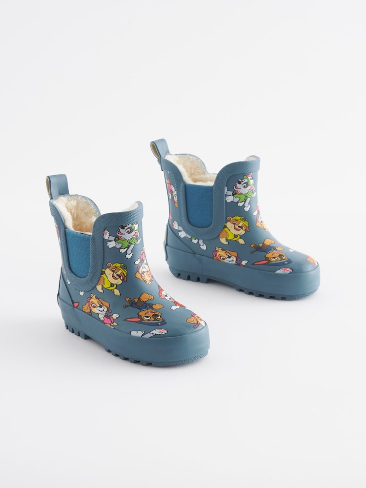 Blue PAW Patrol  Warm Lined Ankle Wellies - Image 1 of 5