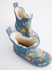 Blue PAW Patrol  Warm Lined Ankle Wellies - Image 5 of 5