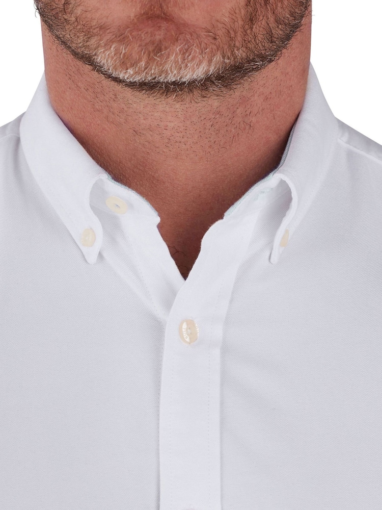 Raging Bull 100% Cotton Classic Long Sleeve Oxford Shirt - Image 3 of 7